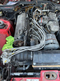 HEL Performance Fuel Injector Lines for Porsche 924 Turbo Later Models with M8 Banjos and M12 Injectors, Stainless Steel Braided