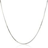 Pori Jewelers .925 Sterling Silver .7MM Magic 8 Sided Italian Snake Chain
