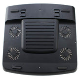 Portable 5 Fans Cooling Pad LED Light Radiator