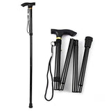 Portable Aluminum Folding Walking Travel Stick Cane