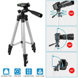Portable Camera Tripod 45" Adjustable Camera Stand