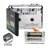 Portable Cassette Audio Music Player Tape-To-MP3 Converter Cassette Recorder