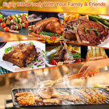 Portable Charcoal Tabletop Grill with Lid