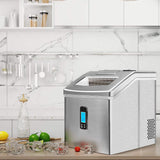 Portable Countertop Clear Ice Maker Stainless Steel Ice Maker