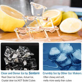Portable Countertop Clear Ice Maker Stainless Steel Ice Maker