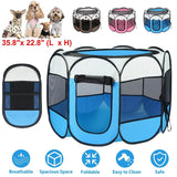 Portable Foldable Pet Playpen For Dogs Cats Other Pets