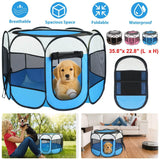 Portable Foldable Pet Playpen For Dogs Cats Other Pets