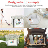 Portable Folding Playard for Babies, Toddler Indoor & Outdoor Play