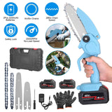 Portable Handheld Cordless Small Chain Saw Battery Powered