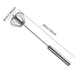 Portable Handheld Mixer (Semi-Automatic, No Electricity Needed)