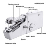 Portable Handheld Sewing Machine Cordless Clothes Quick Stitch