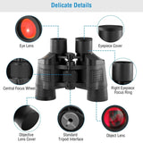 Portable HD Binoculars with Shoulder Strap Bag