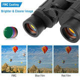 Portable HD Binoculars with Shoulder Strap Bag