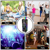 Portable Wireless Party Speaker Colorful Lights DJ PA System