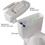 Potty Training Seat Toilet Chair for Toddler with Removable Bowl and Wipe Dispenser