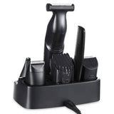 Povos Cordless 5-in-1 Beard Trimmer Body Groomer Style and Detail Kit