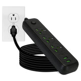 Power Strip with 5.9ft Extension