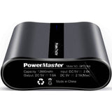 Powermaster 12000mAh Portable Charger with Dual USB Ports 3.1A Output
