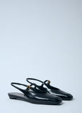 Prada Women Leather Slingback Ballerina Pumps