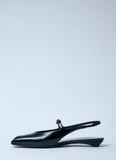 Prada Women Leather Slingback Ballerina Pumps