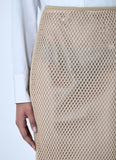 Prada Women Crochet Midi Skirt