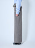 Prada Women Technical Wool Pants With Printed Belt