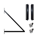 [12-18FT] Heavy-Duty Prague-Style Premium Steel Sliding Driveway Gate (SAK71492)