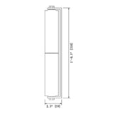 [12-18FT] Heavy-Duty Prague-Style Premium Steel Sliding Driveway Gate (SAK71492)