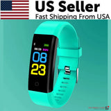 Fitness Smart Watch Activity Tracker Heart Rate For Women Men Oxygen BP Monitor