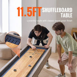 Premium 2-In-1 Shuffleboard Game Table Set With Bowling Combo (SAK81698)