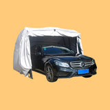 [09X20FT] Alora Premium All-Weather Retractable Steel Frame Carport Canopy For Cars & SUVs (SAK41385)