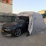 [09X20FT] Alora Premium All-Weather Retractable Steel Frame Carport Canopy For Cars & SUVs (SAK41385)