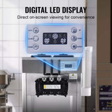 Premium Commercial 3-flavor Freestanding Soft Serve Ice Cream Machine Maker, 21-31 L/H (SAK21874)