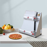 Premium Electric Commercial Pizza Dough Roller Pastry Sheeter Press Machine, 16-Inch (SAK83627)