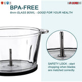Premium Electric Meat Grinder Food Processor and 4 Titanium Blades