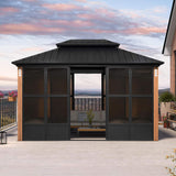 Alora Prestige Premium Hardtop Double Top Outdoor Patio Solarium Sunroom (SAK43078)