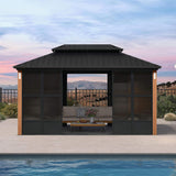 Alora Prestige Premium Hardtop Double Top Outdoor Patio Solarium Sunroom (SAK43078)