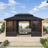 Alora Prestige Premium Hardtop Double Top Outdoor Patio Solarium Sunroom (SAK43078)