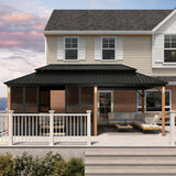 Alora Prestige Premium Hardtop Double Top Outdoor Patio Solarium Sunroom (SAK43078)