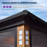 Alora Prestige Premium Hardtop Double Top Outdoor Patio Solarium Sunroom (SAK43078)