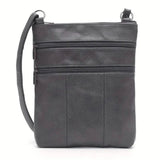 Premium Leather Organizer Purse Women's Handbag Travel Bag