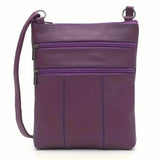 Premium Leather Organizer Purse Women's Handbag Travel Bag