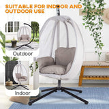 Premium Outdoor Hammock Egg Swing Chair With Stand, 70" (SAK42317)