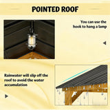 [09X11FT] Premium Outdoor Hardtop Patio Backyard Gazebo (SAK86341)