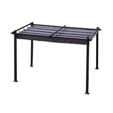 [10x13FT] Premium Outdoor Patio Retractable Pergola With Canopy (SAK01864)