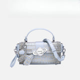 Premium sense crocodile print bag new commuter box bag female crossbody small square bag