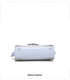 Premium sense crocodile print bag new commuter box bag female crossbody small square bag