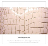 Premium sense crocodile print bag new commuter box bag female crossbody small square bag
