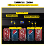 Premium Single Door Stainless Steel Built-In Wine Beverage Undercounter Refrigerator, 5.3 Cu.Ft. (SAK95276)