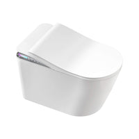 Premium Smart Auto Flush Toilet With Foot Sensor, Remote, Heated Seat And Night Light (SAK56378)